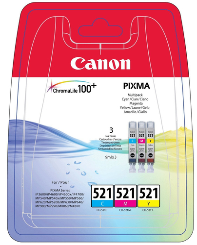Canon CromaLife 100+ cartouche d'encre Original Rendement standard Cyan, Magenta, Jaune1