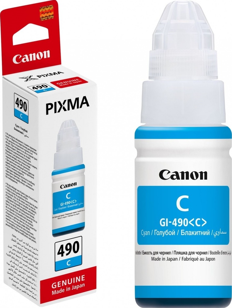 Canon Bouteille D'encre GI-490C Bleu