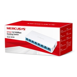 [1730502186] Mercusys Switch 08 Ports Ms108 10/100