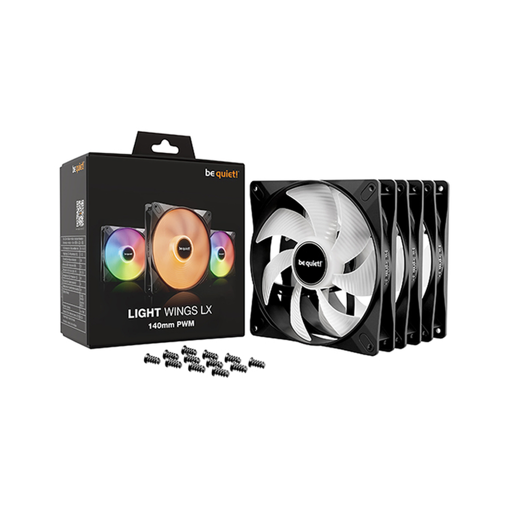 FAN BE QUIET! LIGHT WINGS LX 140MM PWM TRIPLE PACK