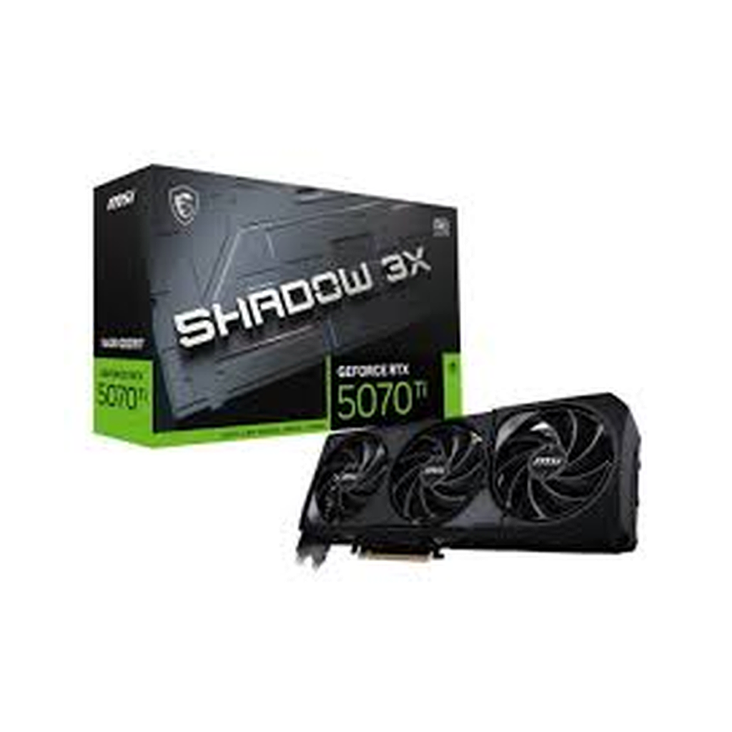CARTE GRAPHIQUE MSI GEFORCE RTX 5070Ti 16G SHADOW 3X OC