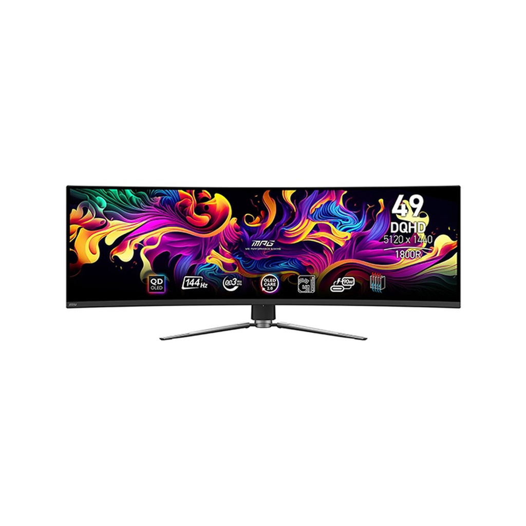 MONITEUR MSI MAG 49'' 491CQP QD-OLED 144HZ 0.03MS 5K