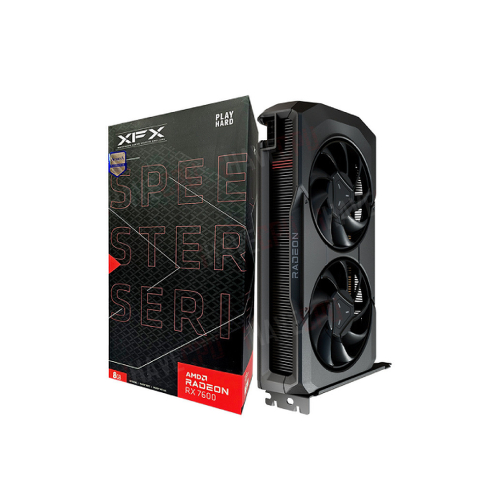 CARTE GRAPHIQUE XFX AMD RADEON RX 7600 8GB GDDR6