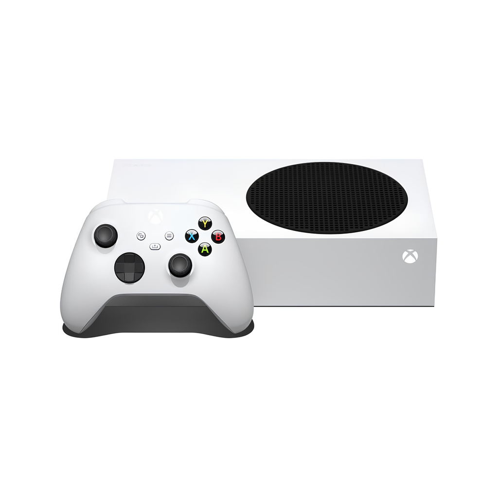 Microsoft Xbox Series S, 8x cores 3.6 GHz Zen 2-cpu, GPU 4 TFLOPS, 10 GB GDDR6, 512 GB NVMe SSD, 1440p, 120 FPS, HDMI 2.1, 3 x USB 3.1, 802.11ac, 10/100/1000LAN, White