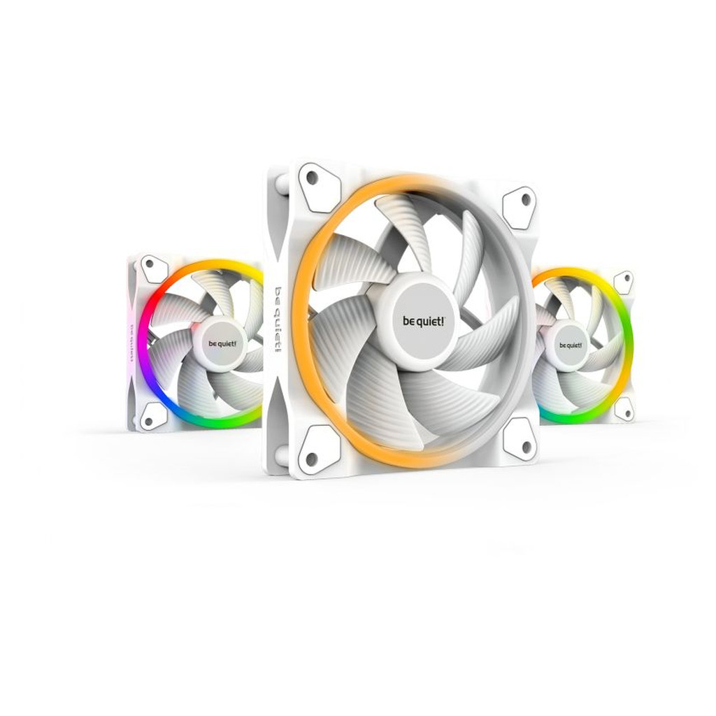 FAN BE QUIET! LIGHT WINGS 120MM PWM TRIPLE PACK BLANC