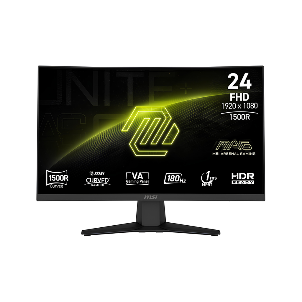 MONITEUR MSI MAG 244C 24'' 180HZ 1MS CURVED