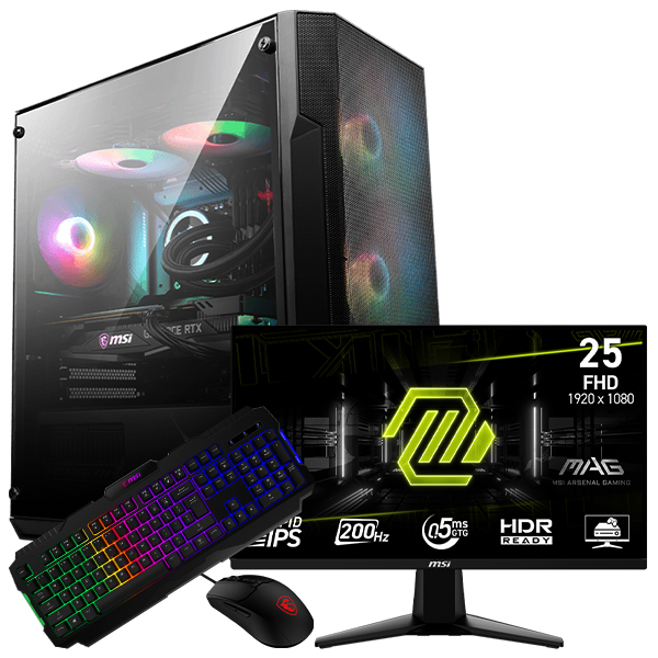 SETUP GAMER R5 5600/RTX5050/16Go/512Go + MP251 + GK100 + GM100