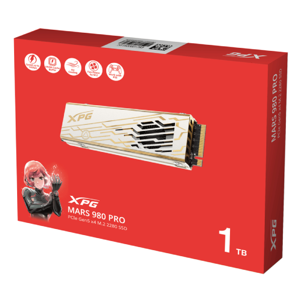 SSD NVME XPG MARS 980 PRO 1TO M.2 PCIE GEN5