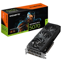 [SG-10348] CARTE GRAPHIQUE GIGABYTE GEFORCE RTX 5070 WINDFORCE OC SFF 12G BULK