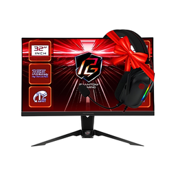 [SG-8464] BUNDLE MONITEUR ASROCK PHANTOM GAMING PG32QF2B + G800 NOIR