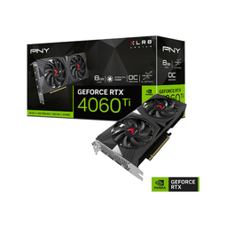 [SG-9029] CARTE GRAPHIQUE PNY GEFORCE RTX 4060TI 8GB XLR8 GAMING VERTO DUAL FAN OC