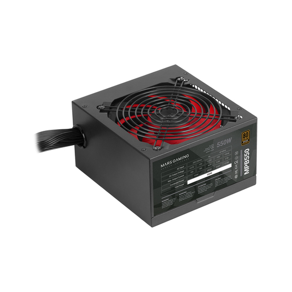 ALIMENTATION MARS GAMING MPB 550W PSU, 80 PLUS BRONZE 230V