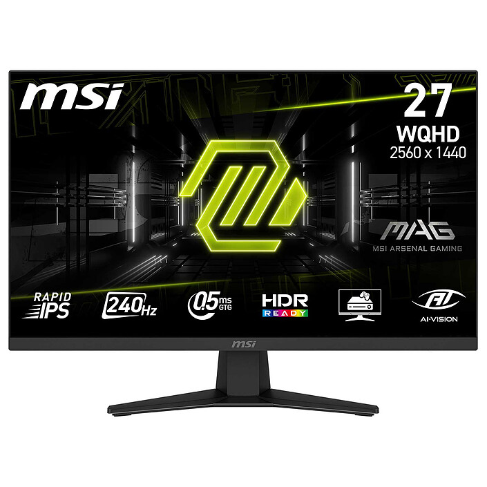MONITEUR MSI MAG 274QF 27'' 180HZ 0.5MS RAPID IPS 2K