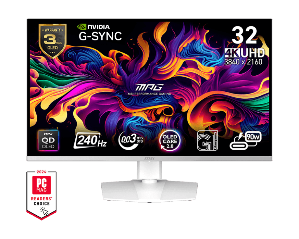 MONITEUR MSI MPG 321URXW QD-OLED 32'' 240HZ 0.03MS 4K