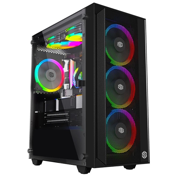 PC GAMER AIRFLOW - i5 10400F/RTX3050-8Go/16Go/512Go
