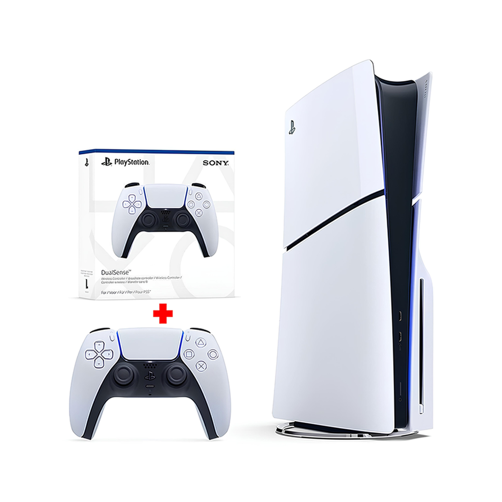 BUNDLE SONY PLAYSTATION 5 SLIM + MANETTE PS5