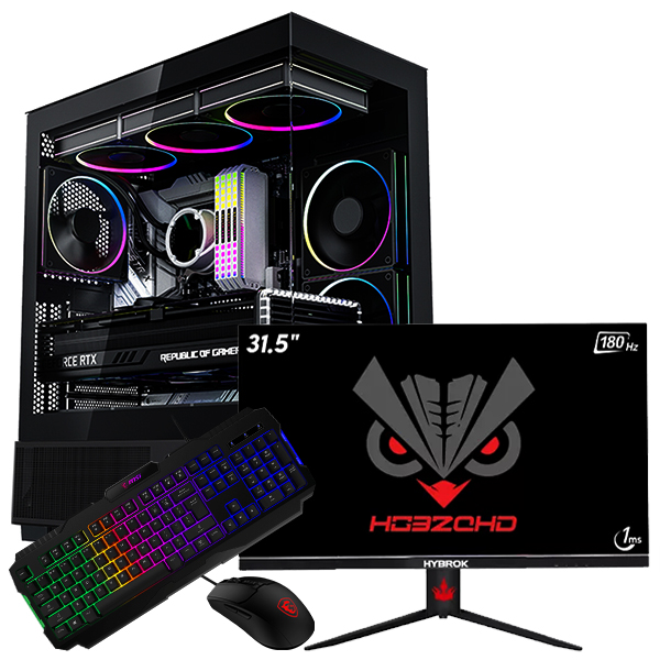 SETUP GAMER R7 5700X/RTX5070/16Go/1To + HG32QHD + GK100 + GM100