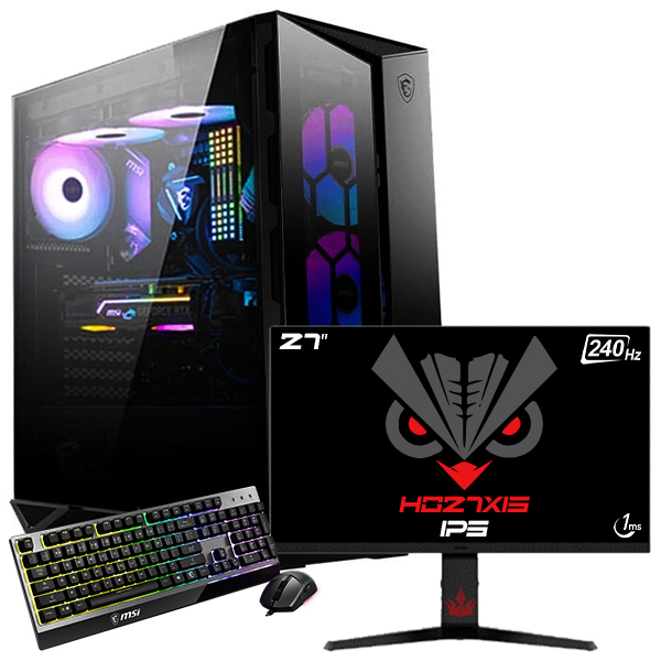 SETUP GAMER R7 5700X/RTX5060Ti-16Go/16Go/1To + HG27XIS + GK30