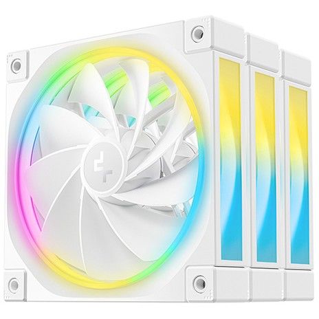 FAN DEEPCOOL FL12R 120MM TRIPLE PACK BLANC