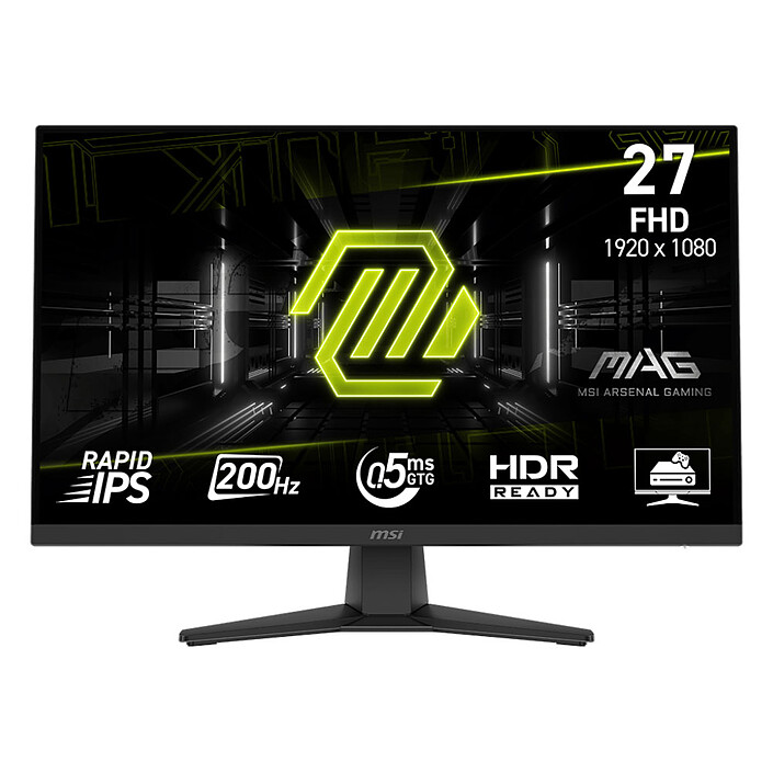 MONITEUR MSI MAG 272F 27'' 200HZ 0.5MS RAPID IPS