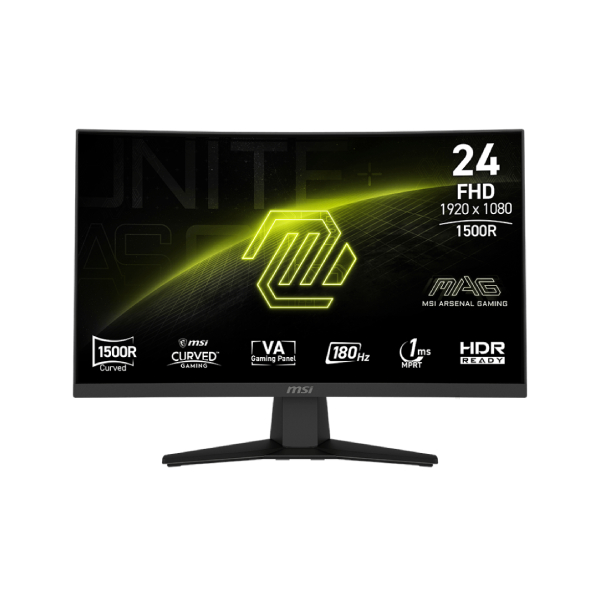 MONITEUR MSI MAG 244C 24'' 180HZ 1MS CURVED