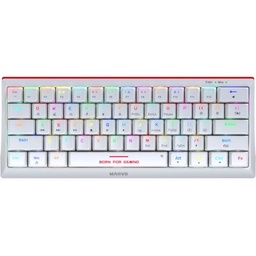 [SG-10148] CLAVIER MARVO KG962G HECATE 61 EN WHITE (RED SWITCHES)
