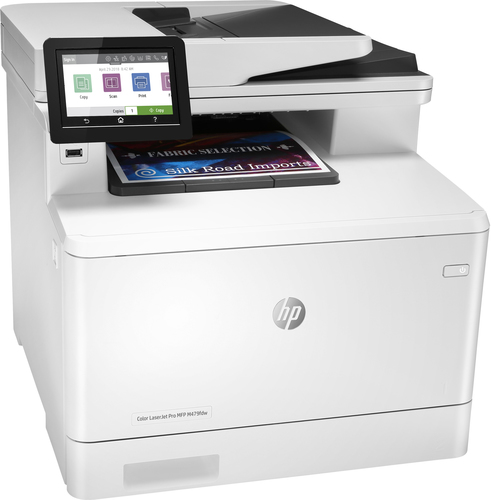 HP Color LaserJet Pro Imprimante multifonction M479fdw, Impression, copie, numérisation, télécopie, e-mail, Numérisation vers e-mail/PDF; Impression recto-verso; Chargeur automatique de documents déroulé de 50 feuilles3