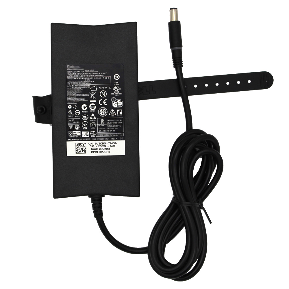 DELL Chargeur Ordinateur Portable 19.5V-6.7A (130w) [Choka] Original (Reconditionné)