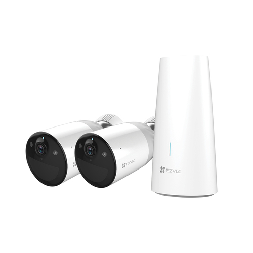 EZVIZ BC1-B2 Tourelle Caméra de sécurité IP Intérieure et extérieure 1920 x 1080 pixels BATTERY POWERED 2-CAMERA KIT