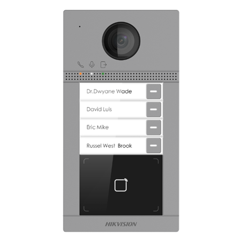 Hikvision DS-KV8213-WNE1(B) Module 2 Bouton Metal Door