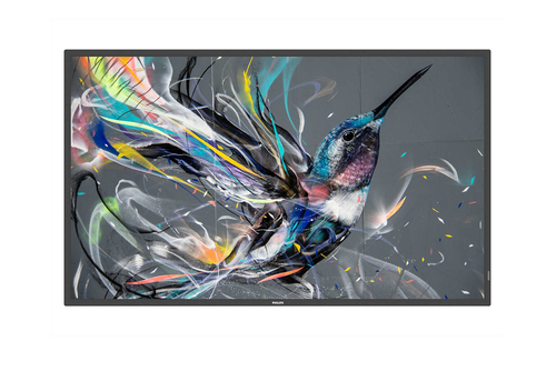 Philips 55BDL3550Q/00 affichage de messages Écran plat interactif 138,7 cm (54.6&quot;) IPS 400 cd/m² 4K Ultra HD Noir Intégré dans le processeur Android 8.0