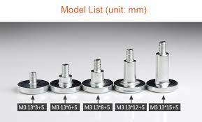 Magnet 14x13x1.2 pour P5-P6-P10 Aimants