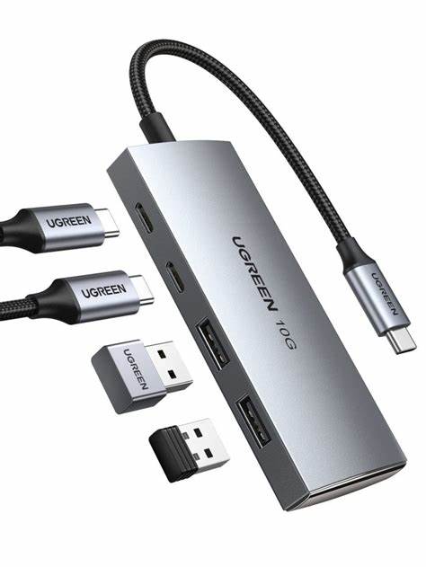 UGREEN Type C To 3xUsb + 3xType C Adapter 10G