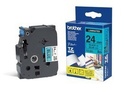 Brother TZ551 Ruban pour étiqueteuse (Noir Sur Bleu) 24mm Compatible With PT Serie (E500/E550/E300/E110)
