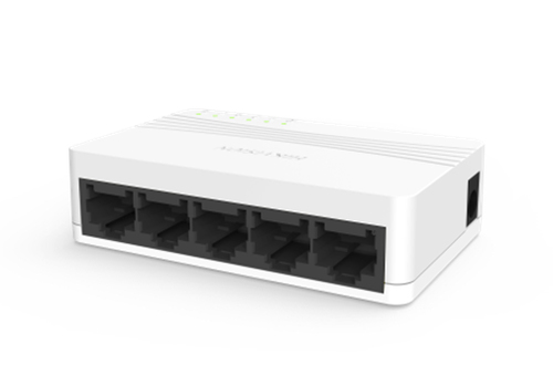 Hikvision DS-3E0105D-E commutateur réseau Fast Ethernet (10/100) Blanc