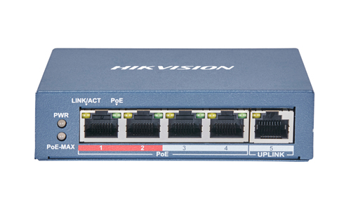 Hikvision DS-3E0105P-E(B) switch 5P poe réseau  Ethernet (10/100)