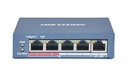 Hikvision DS-3E0105P-E(B) switch 5P poe réseau  Ethernet (10/100)