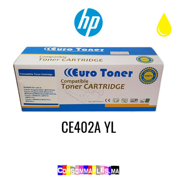 Euro Toner CE402A Jaune Compatible Hp