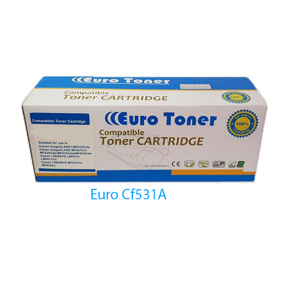 Euro Toner Cf531A Bleu Compatible Hp