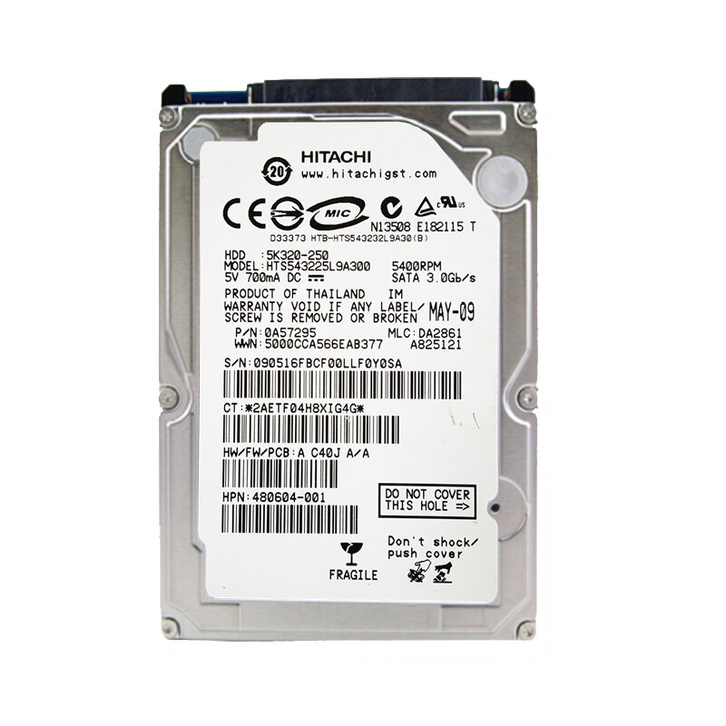 Disque Dur (HDD) 2.5&quot; 500 Go Sans Garantie (Reconditionné)