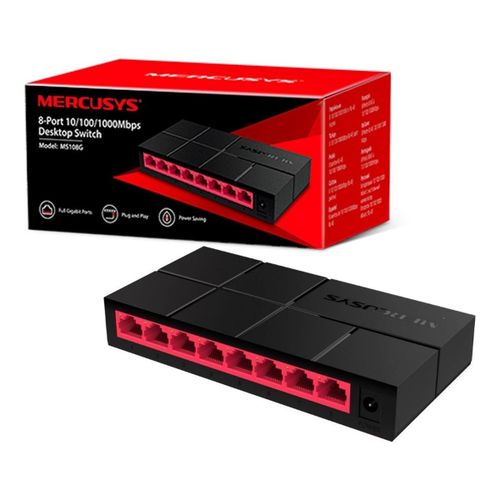 Mercusys Switch 08 Ports Giga Ms108G 10/1000