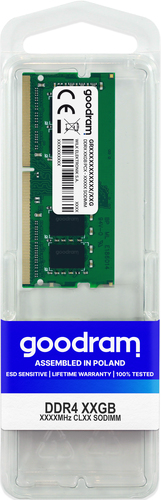 Goodram GR2666S464L19S/8G module de mémoire 8 Go 1 x 8 Go DDR4 2666 MHz