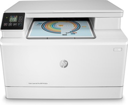 [7KW54A#B19] HP Imprimante Color LaserJet Pro multifonction M182n, Impression, copie, numérisation, Eco-énergétique; Sécurité renforcée