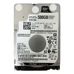 [WD5000LPSX] Western Digital WD Black Disque Dur (HDD) 2.5&quot; 500 Go Série ATA III
