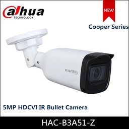 [DAH-CAM-5M-BUL-VF-COO-] Dahua Camera 5m VF Cooper DH-HAC-B3A51P-Z Bullet(2.7-12mm)