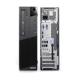 [10AJ002JMB-(REF)] Lenovo ThinkCentre M83 i5-4460 SFF Intel® Core™ i5 4 GB DDR3-SDRAM 500 GB HDD Windows 7 Professional PC Black (Reconditionné)