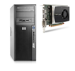 [KK668ET_WS094ET-(REF)] HP Z200 MT Intel Xeon X3450 Minitower 16 Go DDR3-SDRAM Windows 7 Professional Station de travail (Reconditionné)