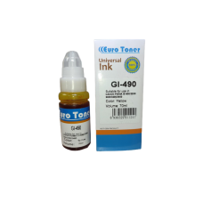 [6936529911241] EuroToner Bouteille D'encre GI-490 Yellow 70ml
