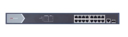 [DS-3E0518P-E] Hikvision DS-3E0518P-E commutateur réseau POE Non-géré Gigabit Ethernet (10/1000°) Bleu