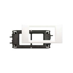 [PN100D] Plaque + Support 2 Modules 45x45 Universel  REF PN100D (pour plinthe)